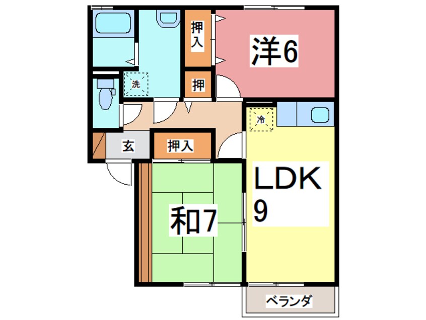 間取図 セジュール新横江