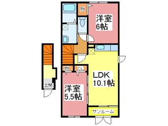 間取図 オルフェア　ガーデン