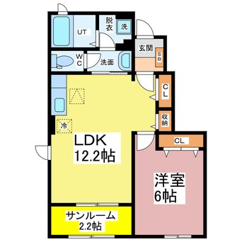 間取図 アイリス　Ⅱ