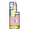 フランメゾン　12 1Kの間取り