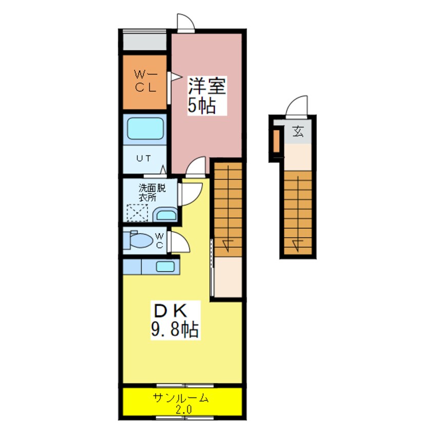 間取図 フランメゾン　12