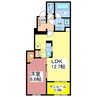 フラン　メゾン14 1LDKの間取り