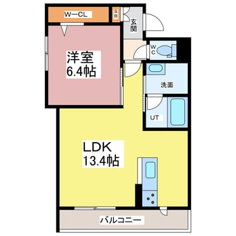 間取図 シャーメゾン・レヴィア