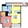 シャーメゾン令 1LDKの間取り