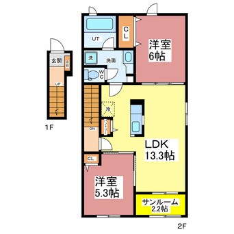 間取図 アクア・リヴェール　ドーム