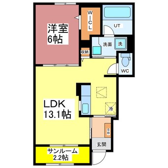 間取図 フェリス　ヴィーダ　Ⅰ
