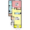 プラシードウェスト・カーサの間取図