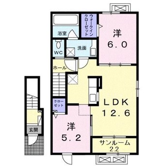 間取図 フェリス　ヴィーダ　Ⅱ