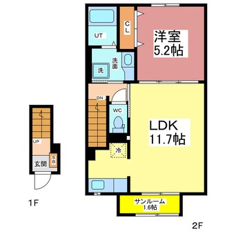 間取図 セレーノ　スパーツィオ