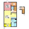 フリーデ　アサクラ 1LDKの間取り