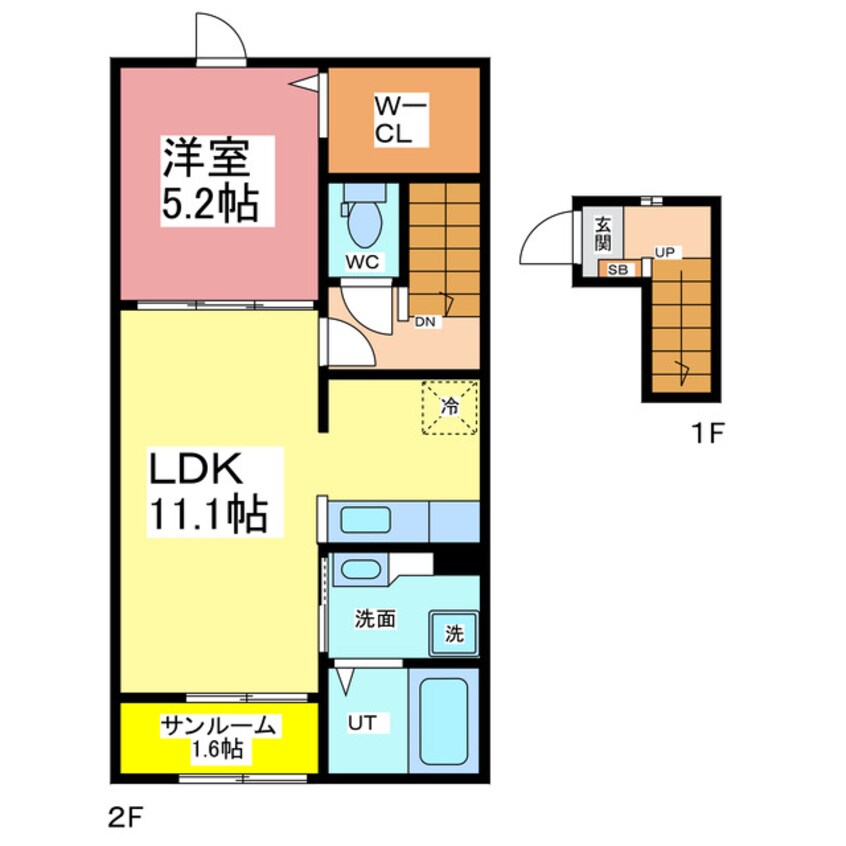 間取図 フリーデ　アサクラ