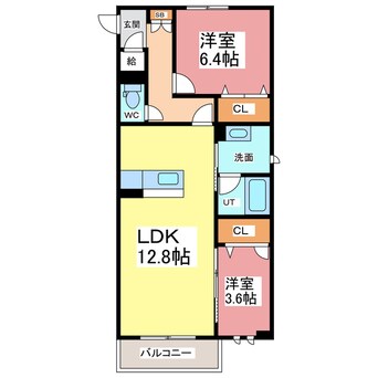 間取図 トロワブランシュ
