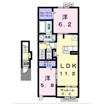 間取図 サンライフ・イン鯖江　B