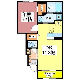 間取図 ドリーマーズ　A