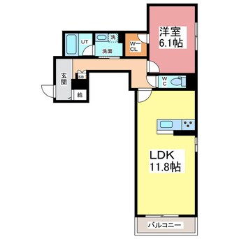 間取図 レフィアント高木