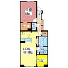 ダンディライオンⅤ 1LDKの間取り