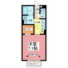 ヴァレンティ 1Kの間取り