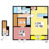 サンライズ 1LDKの間取り