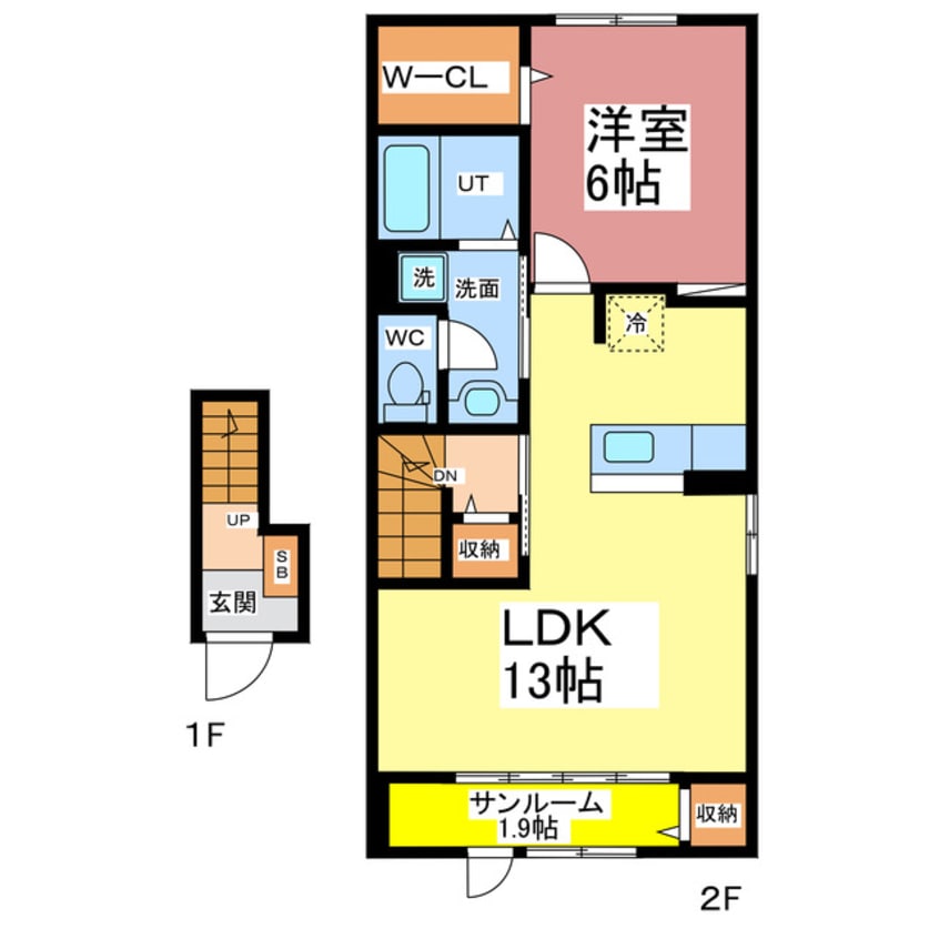 間取図 サニーメゾン