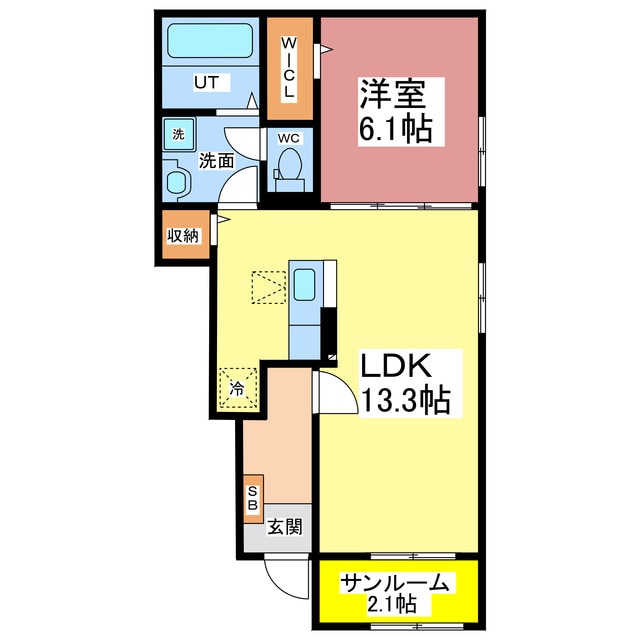 間取り図 エスポワール家久B