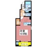 ブライト　スクエアⅡ 1Rの間取り