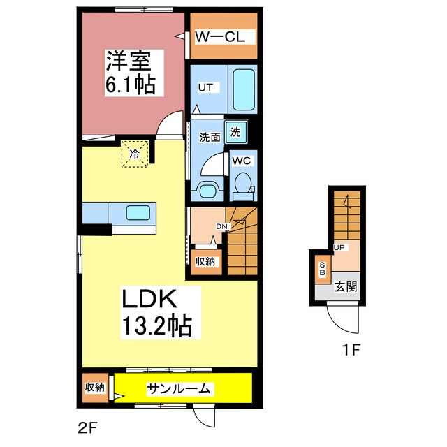 間取り図 サウス・アヴェニュー　C