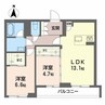 ラ　カンタービレ 2LDKの間取り