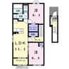 ローズ　ガーデン　大野B 2LDKの間取り