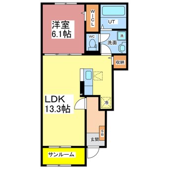 間取図 グリーンフェア大野