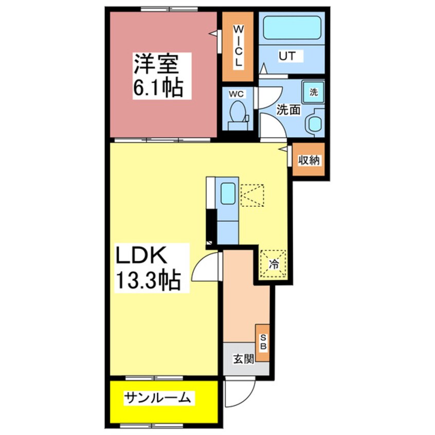 間取図 グリーンフェア大野