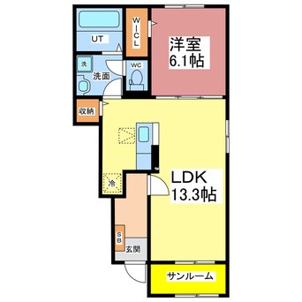 間取図 グリーンフェア大野
