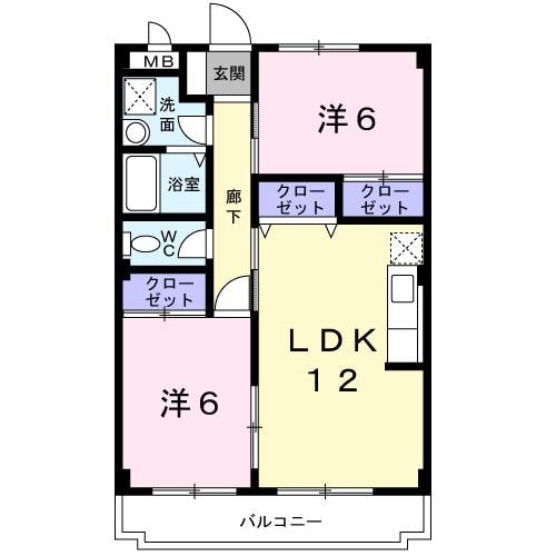 間取り図 パーク　マリッチ