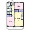 パーク　マリッチ 2LDKの間取り