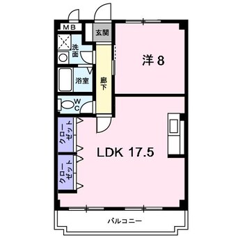 間取図 パーク　マリッチ