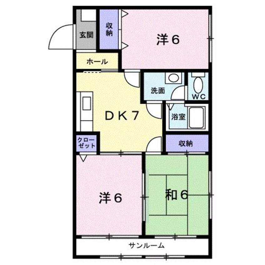 間取図 ステイズⅡ