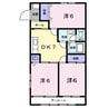 ステイズⅡ 3DKの間取り