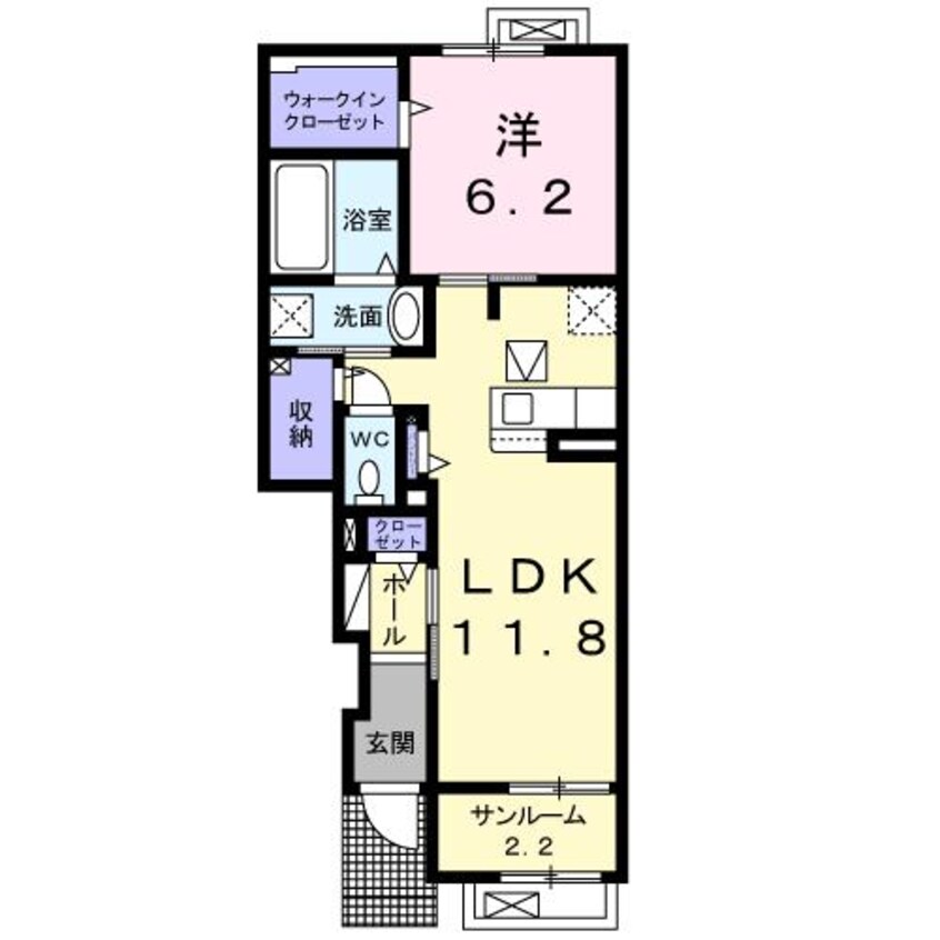 間取図 フェリシア