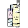 パークサイド　メゾン 1LDKの間取り