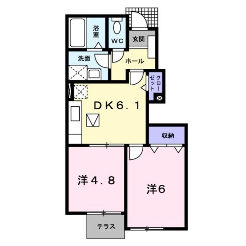 間取図 ルミエール神明