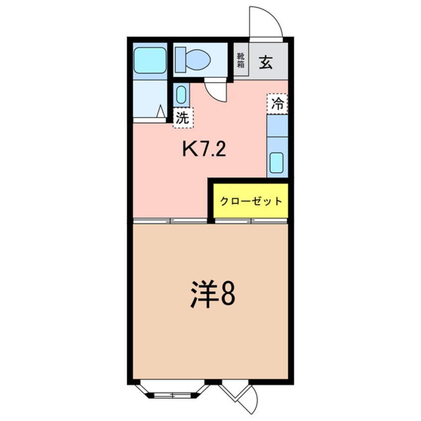 間取図 コーポ青雲Ⅱ