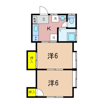 間取図 ハイツ新生