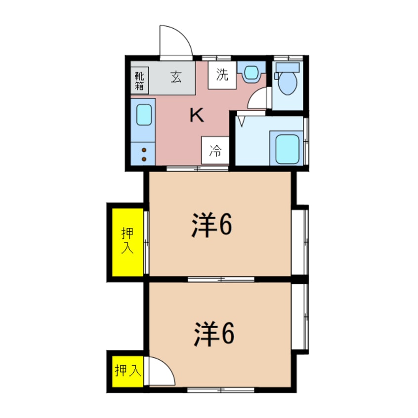 間取図 ハイツ新生