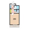 ハピネス21 1Kの間取り