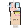 ライフ・ワン 1Kの間取り