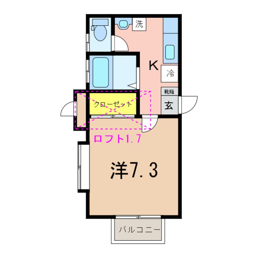 間取図 ハウス寿Ⅲ