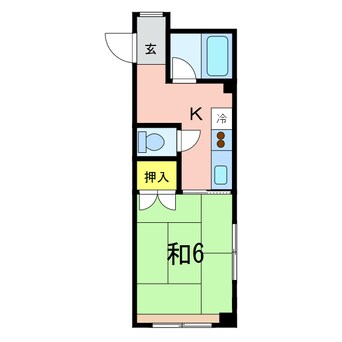 間取図 ハイツシダー