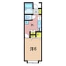 ニュンバ 1Kの間取り