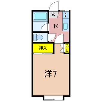 間取図 野島ハイツⅡ