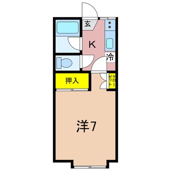 間取図 野島ハイツⅡ