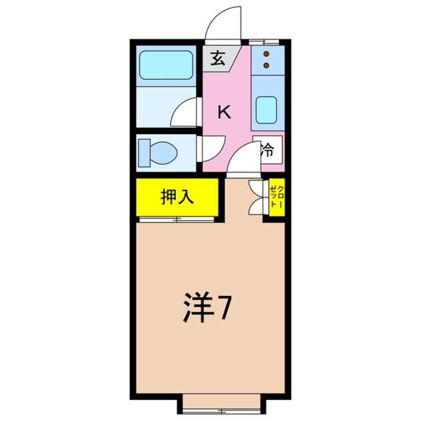 間取図 野島ハイツⅡ